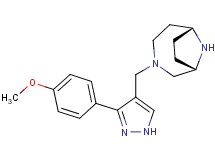 rel-(1S,6R)-3-{[3-(4-methoxyphenyl)-1H-pyrazol-4-yl]methyl}-3,9-diazabicyclo[4.2.1]nonane dihydrochloride