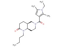 (4aS*,8aR*)-1-butyl-6-[(1-ethyl-2,5-dimethyl-1H-pyrrol-3-yl)carbonyl]octahydro-1,6-naphthyridin-2(1H)-one
