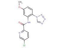 5-chloro-N-[5-methoxy-2-(1H-tetrazol-1-yl)phenyl]pyridine-2-carboxamide