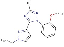 5-(1-ethyl-1H-pyrazol-3-yl)-1-(2-methoxyphenyl)-1H-1,2,4-triazole