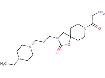 3-[3-(4-ethyl-1-piperazinyl)propyl]-8-glycyl-1-oxa-3,8-diazaspiro[4.5]decan-2-one dihydrochloride