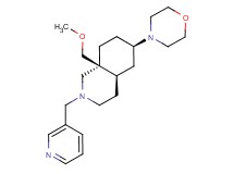 (4aR*,6R*,8aS*)-8a-(methoxymethyl)-6-(4-morpholinyl)-2-(3-pyridinylmethyl)decahydroisoquinoline