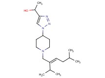 1-(1-{1-[(2E)-2-isopropyl-5-methylhex-2-en-1-yl]piperidin-4-yl}-1H-1,2,3-triazol-4-yl)ethanol