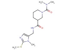 N~1~,N~1~-dimethyl-N~3~-{[1-methyl-2-(methylthio)-1H-imidazol-5-yl]methyl}-1,3-piperidinedicarboxamide