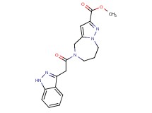 methyl 5-(1H-indazol-3-ylacetyl)-5,6,7,8-tetrahydro-4H-pyrazolo[1,5-a][1,4]diazepine-2-carboxylate