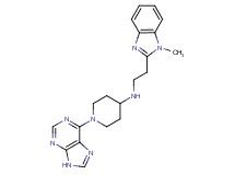 N-[2-(1-methyl-1H-benzimidazol-2-yl)ethyl]-1-(9H-purin-6-yl)piperidin-4-amine