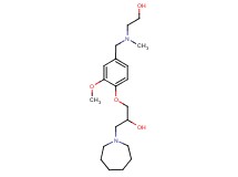 1-azepan-1-yl-3-(4-{[(2-hydroxyethyl)(methyl)amino]methyl}-2-methoxyphenoxy)propan-2-ol