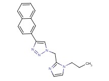 4-(2-naphthyl)-1-[(1-propyl-1H-imidazol-2-yl)methyl]-1H-1,2,3-triazole