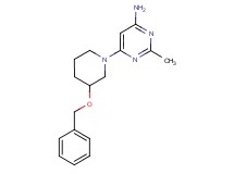 6-[3-(benzyloxy)piperidin-1-yl]-2-methylpyrimidin-4-amine