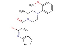3-{[4-(2-methoxyphenyl)-2-methyl-1-piperazinyl]carbonyl}-6,7-dihydro-5H-cyclopenta[b]pyridin-2-ol