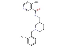 4-methyl-N-{[1-(2-methylbenzyl)piperidin-3-yl]methyl}nicotinamide