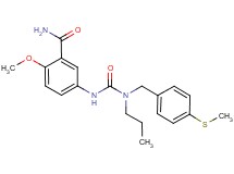 2-methoxy-5-({[[4-(methylthio)benzyl](propyl)amino]carbonyl}amino)benzamide