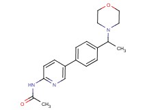 N-{5-[4-(1-morpholin-4-ylethyl)phenyl]pyridin-2-yl}acetamide