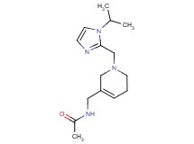 N-({1-[(1-isopropyl-1H-imidazol-2-yl)methyl]-1,2,5,6-tetrahydropyridin-3-yl}methyl)acetamide