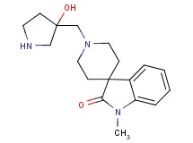 1'-[(3-hydroxypyrrolidin-3-yl)methyl]-1-methylspiro[indole-3,4'-piperidin]-2(1H)-one