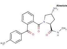 (4R)-4-amino-N-methyl-1-[2-(4-methylbenzoyl)benzoyl]-L-prolinamide