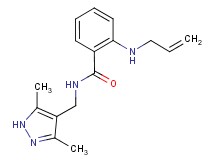 2-(allylamino)-N-[(3,5-dimethyl-1H-pyrazol-4-yl)methyl]benzamide