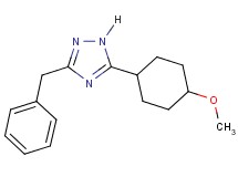 3-benzyl-5-(4-methoxycyclohexyl)-1H-1,2,4-triazole