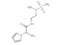 N-{2-[methyl(methylsulfonyl)amino]ethyl}-2-(1H-pyrrol-1-yl)propanamide