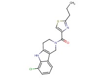 6-chloro-2-[(2-propyl-1,3-thiazol-4-yl)carbonyl]-2,3,4,5-tetrahydro-1H-pyrido[4,3-b]indole