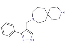9-[(3-phenyl-1H-pyrazol-4-yl)methyl]-3,9-diazaspiro[5.6]dodecane
