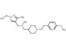 1-(1-ethyl-3-methyl-1H-pyrazol-4-yl)-N-({1-[2-(4-methoxyphenyl)ethyl]piperidin-4-yl}methyl)-N-methylmethanamine