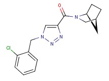(1S*,4S*)-2-{[1-(2-chlorobenzyl)-1H-1,2,3-triazol-4-yl]carbonyl}-2-azabicyclo[2.2.1]heptane
