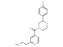 2-(4-chlorophenyl)-4-(2-propylisonicotinoyl)morpholine