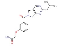 2-{3-[(2-isobutyl-5,7-dihydro-6H-pyrrolo[3,4-d]pyrimidin-6-yl)carbonyl]phenoxy}acetamide