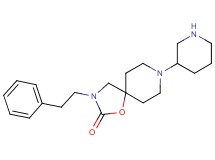 3-(2-phenylethyl)-8-(3-piperidinyl)-1-oxa-3,8-diazaspiro[4.5]decan-2-one dihydrochloride