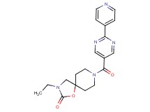 3-ethyl-8-[(2-pyridin-4-ylpyrimidin-5-yl)carbonyl]-1-oxa-3,8-diazaspiro[4.5]decan-2-one