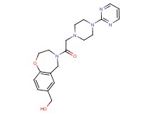 (4-{[4-(2-pyrimidinyl)-1-piperazinyl]acetyl}-2,3,4,5-tetrahydro-1,4-benzoxazepin-7-yl)methanol