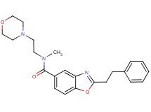 N-methyl-N-[2-(4-morpholinyl)ethyl]-2-(2-phenylethyl)-1,3-benzoxazole-5-carboxamide