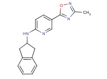 N-(2,3-dihydro-1H-inden-2-yl)-5-(3-methyl-1,2,4-oxadiazol-5-yl)-2-pyridinamine