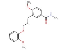 4-methoxy-3-[3-(2-methoxyphenoxy)propyl]-N-methylbenzamide