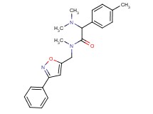 2-(dimethylamino)-N-methyl-2-(4-methylphenyl)-N-[(3-phenyl-5-isoxazolyl)methyl]acetamide