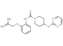 N-{2-[(2-methylprop-2-en-1-yl)oxy]phenyl}-4-(pyrimidin-2-yloxy)piperidine-1-carboxamide