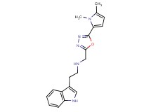 N-{[5-(1,5-dimethyl-1H-pyrrol-2-yl)-1,3,4-oxadiazol-2-yl]methyl}-2-(1H-indol-3-yl)ethanamine