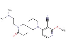 4-{8-[2-(dimethylamino)ethyl]-9-oxo-2,8-diazaspiro[5.5]undec-2-yl}-2-methoxynicotinonitrile