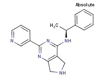 N-[(1S)-1-phenylethyl]-2-(3-pyridinyl)-6,7-dihydro-5H-pyrrolo[3,4-d]pyrimidin-4-amine