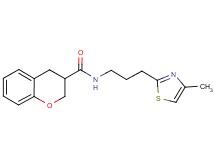 N-[3-(4-methyl-1,3-thiazol-2-yl)propyl]chromane-3-carboxamide