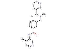 N-(4-methylpyridin-3-yl)-3-{[methyl(1-pyridin-3-ylethyl)amino]methyl}benzamide