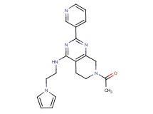 7-acetyl-2-pyridin-3-yl-N-[2-(1H-pyrrol-1-yl)ethyl]-5,6,7,8-tetrahydropyrido[3,4-d]pyrimidin-4-amine