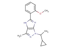 1-(1-cyclopropylethyl)-5-(2-methoxyphenyl)-3-methyl-1,4-dihydroimidazo[4,5-c]pyrazole