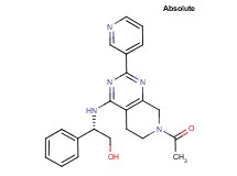 (2S)-2-[(7-acetyl-2-pyridin-3-yl-5,6,7,8-tetrahydropyrido[3,4-d]pyrimidin-4-yl)amino]-2-phenylethanol