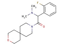 1-(2-fluorophenyl)-N,N-dimethyl-2-(3-oxa-9-azaspiro[5.5]undec-9-yl)-2-oxoethanamine