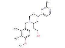 2-[1-(4-methoxy-2,3-dimethylbenzyl)-4-(2-methyl-4-pyrimidinyl)-2-piperazinyl]ethanol