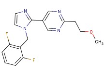 5-[1-(2,6-difluorobenzyl)-1H-imidazol-2-yl]-2-(2-methoxyethyl)pyrimidine