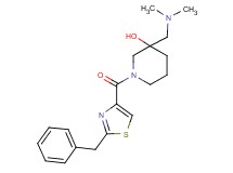 1-[(2-benzyl-1,3-thiazol-4-yl)carbonyl]-3-[(dimethylamino)methyl]-3-piperidinol