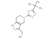 5-(5-tert-butyl-1,3,4-oxadiazol-2-yl)-3-ethyl-4,5,6,7-tetrahydro-1H-pyrazolo[4,3-c]pyridine